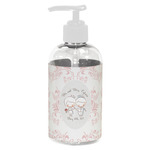 Wedding People Plastic Soap / Lotion Dispenser (8 oz - Small - White) (Personalized)