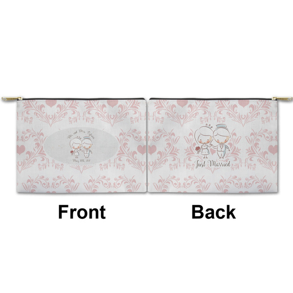 Wedding People Small Zipper Pouch Approval (Front and Back)