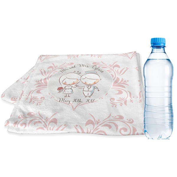 Custom Wedding People Sports & Fitness Towel (Personalized)