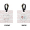 Wedding People Square Luggage Tag (Front + Back)