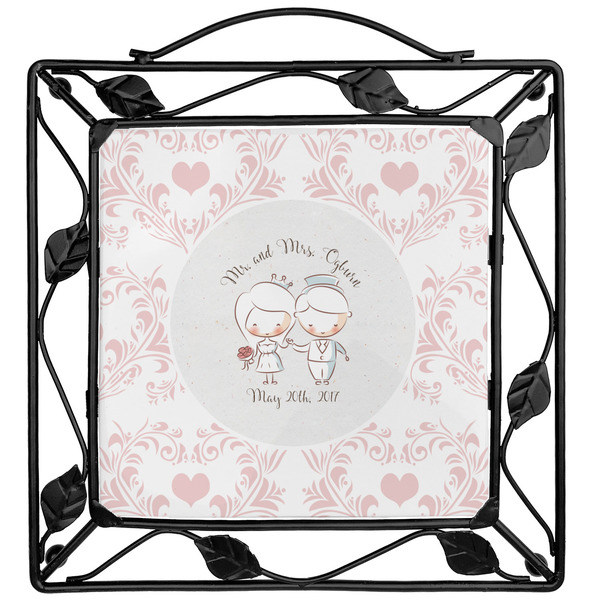 Custom Wedding People Square Trivet (Personalized)