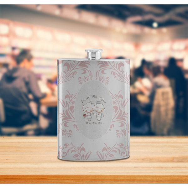 Wedding People Stainless Steel Flask - LIFESTYLE 2