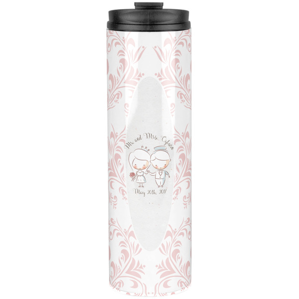 Custom Wedding People Stainless Steel Skinny Tumbler - 20 oz (Personalized)
