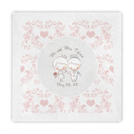 Wedding People Decorative Paper Napkins (Personalized)