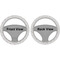 Wedding People Steering Wheel Cover- Front and Back