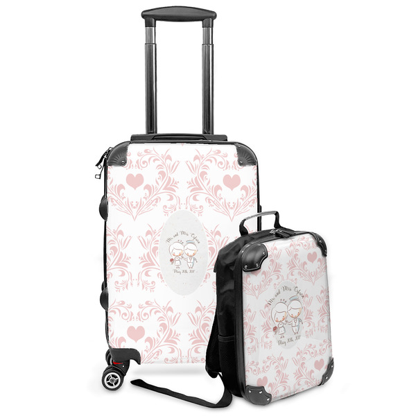 Custom Wedding People Kids 2-Piece Luggage Set - Suitcase & Backpack (Personalized)