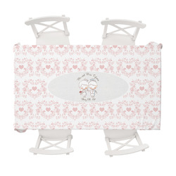 Wedding People Tablecloth - 58"x102" (Personalized)