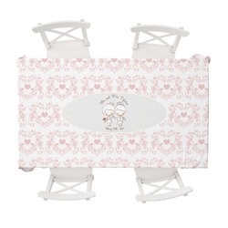 Wedding People Tablecloth - 58"x102" (Personalized)