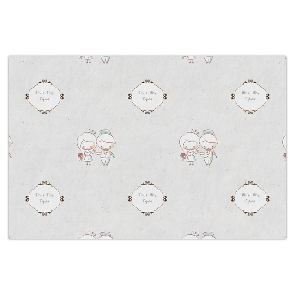 Custom Wedding People Tissue Paper Sheets - X-Large - Heavyweight (Personalized)