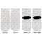 Wedding People Toddler Ankle Socks - Double Pair - Front and Back - Apvl