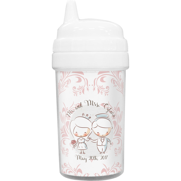 Custom Wedding People Toddler Sippy Cup (Personalized)