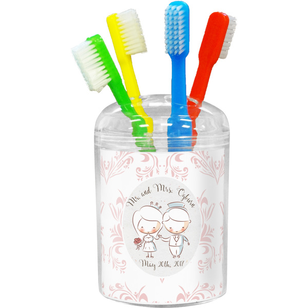 Custom Wedding People Toothbrush Holder (Personalized)