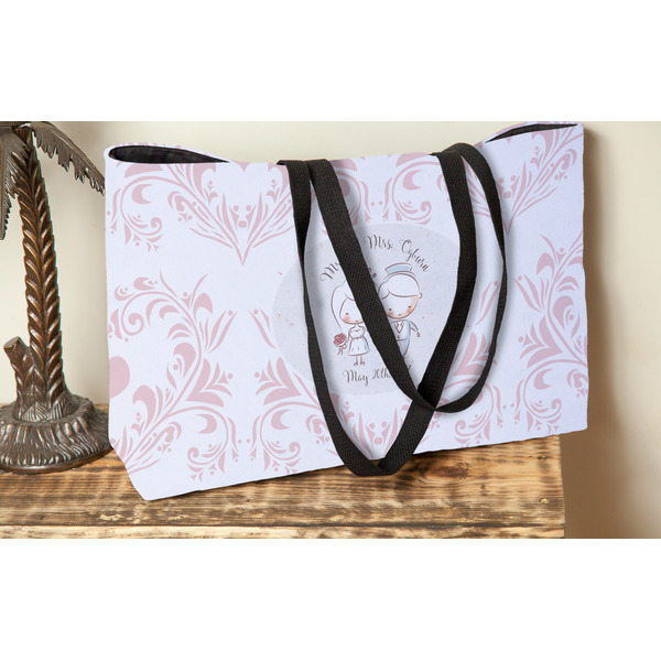Wedding People Tote w/Black Handles - Lifestyle View