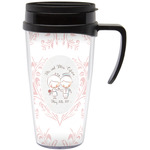 Wedding People Acrylic Travel Mug with Handle (Personalized)