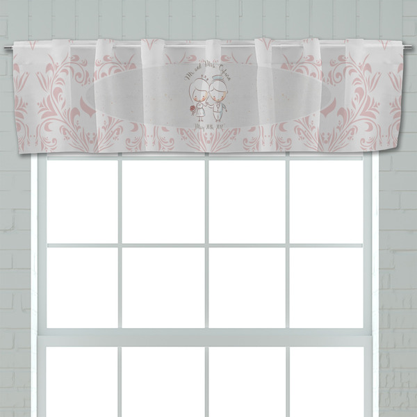 Wedding People Valance - Closeup on window