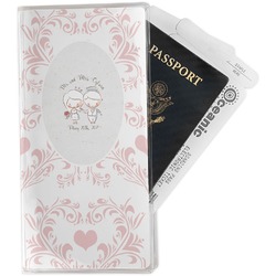 Wedding People Travel Document Holder