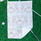 Wedding People Waffle Weave Golf Towel - In Context