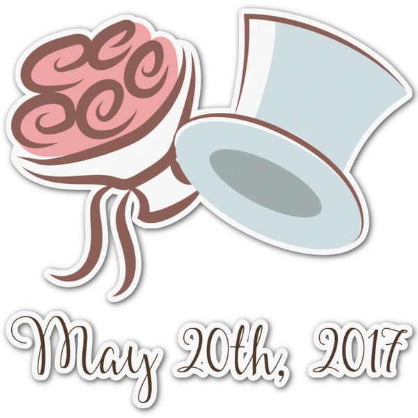 Custom Wedding People Graphic Decal - Medium (Personalized)