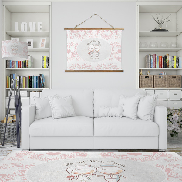 Wedding People Wall Hanging Tapestry - IN CONTEXT