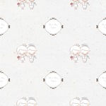 Wedding People Wallpaper & Surface Covering (Water Activated 24"x 24" Sample)