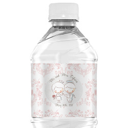 Wedding People Water Bottle Labels - Custom Sized (Personalized)