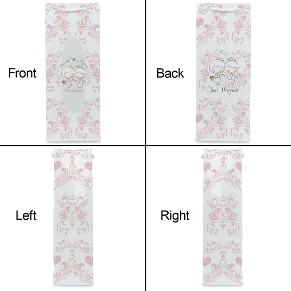 Wedding People Wine Gift Bag - Matte - Approval