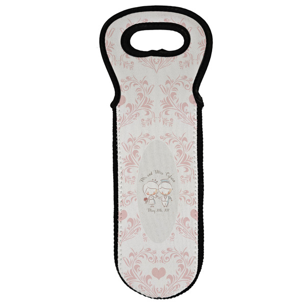 Custom Wedding People Wine Tote Bag (Personalized)