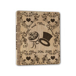 Wedding People Wood 3-Ring Binder - 1" Half-Letter Size (Personalized)