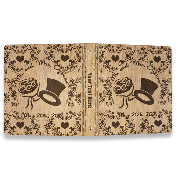Wedding People Wood 3-Ring Binders - 1" Letter - Approval