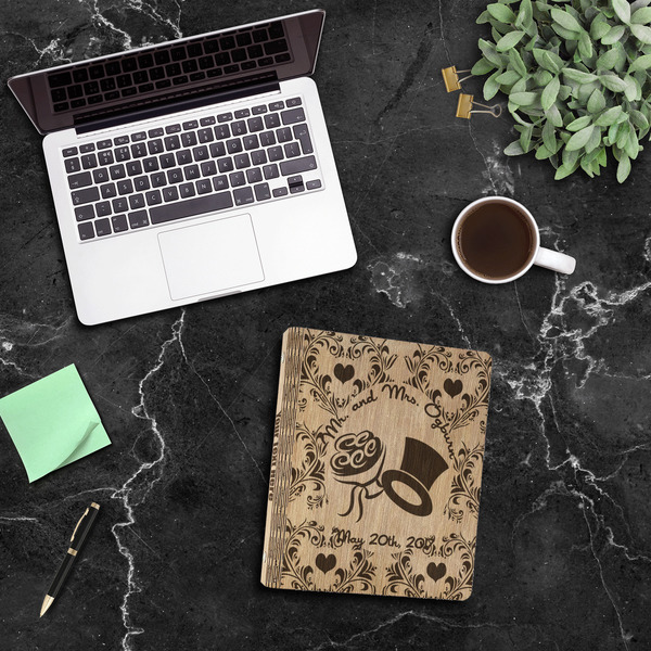 Wedding People Wood 3-Ring Binders - 1" Letter - In Context