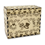 Wedding People Wood Recipe Box - Laser Engraved (Personalized)