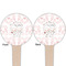 Wedding People Wooden 4" Food Pick - Round - Double Sided - Front & Back