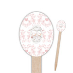 Wedding People Oval Wooden Food Picks (Personalized)
