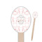 Wedding People Oval Wooden Food Picks - Single Sided (Personalized)