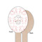 Wedding People Wooden Food Pick - Oval - Single Sided - Front & Back