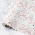 Wedding People Wrapping Paper Roll - Medium - Matte (Personalized)