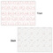 Wedding People Wrapping Paper Sheet - Double Sided - Front & Back