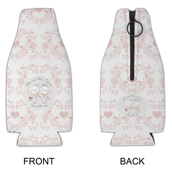 Wedding People Zipper Bottle Cooler - APPROVAL