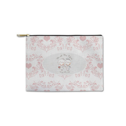Wedding People Zipper Pouch - Small - 8.5"x6" (Personalized)