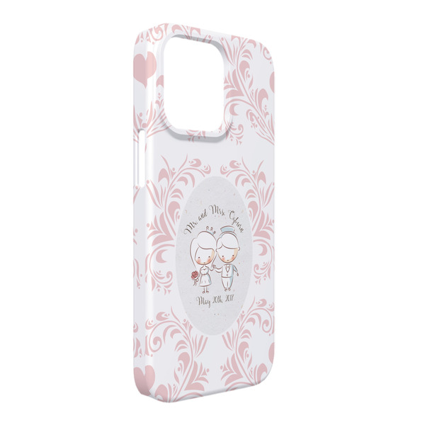 Custom Wedding People iPhone Case - Plastic - iPhone 13 Pro Max (Personalized)