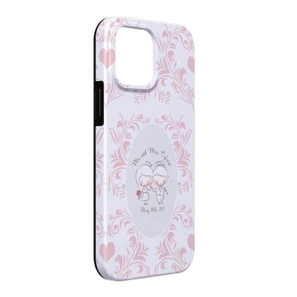 Custom Wedding People iPhone Case - Rubber Lined - iPhone 13 Pro Max (Personalized)