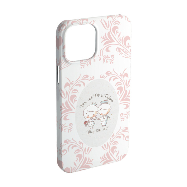 Custom Wedding People iPhone Case - Plastic - iPhone 15 (Personalized)