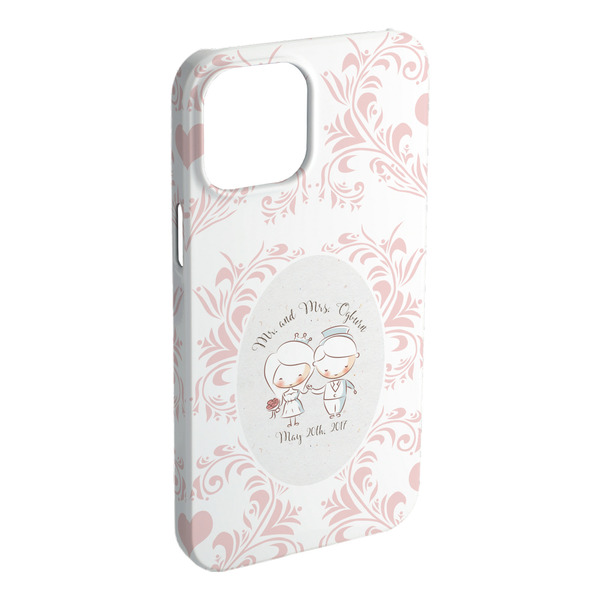 Custom Wedding People iPhone Case - Plastic - iPhone 15 Pro Max (Personalized)