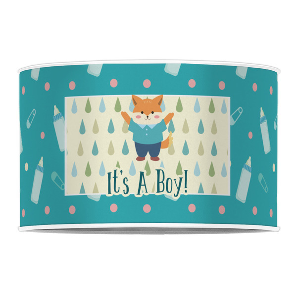 Baby Shower 12" Drum Lampshade - FRONT (Poly Film)