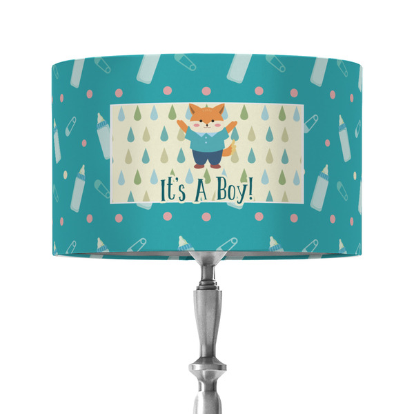 Custom Baby Shower 12" Drum Lamp Shade - Fabric