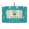 Baby Shower 12" Drum Pendant Lamp - Fabric