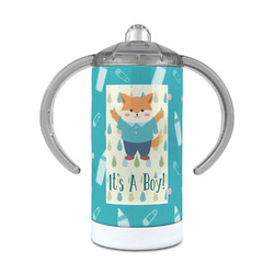 Baby Shower 12 oz Stainless Steel Sippy Cup