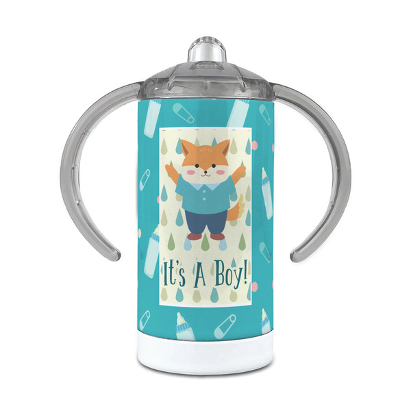 Custom Baby Shower 12 oz Stainless Steel Sippy Cup