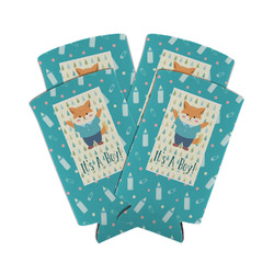 Baby Shower Can Cooler (tall 12 oz) - Set of 4