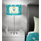 Baby Shower 13 inch drum lamp shade - in room